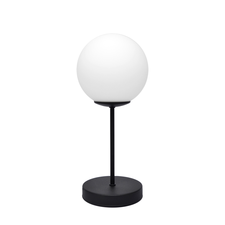 Candeeiro de mesa MOON 1xE27/15W/230V preto