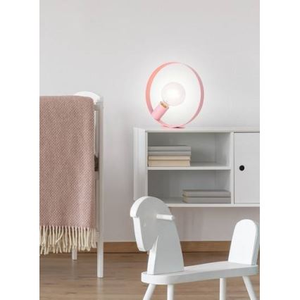 Candeeiro de mesa NEXO 1xE27/40W/230V rosa