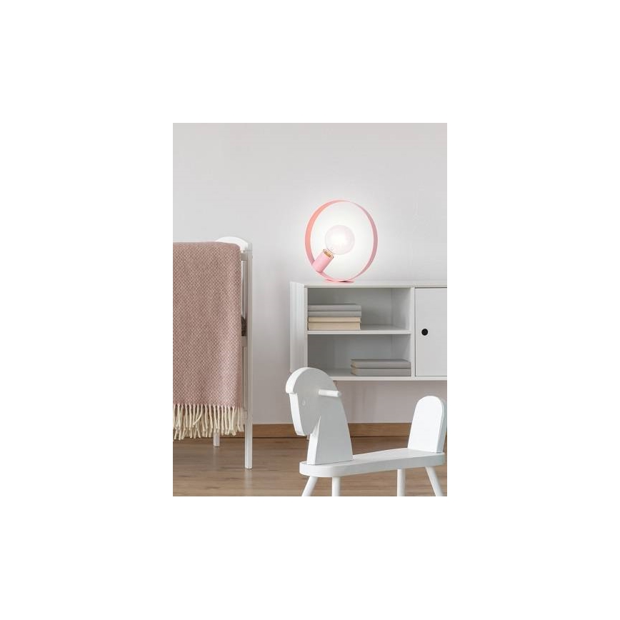 Candeeiro de mesa NEXO 1xE27/40W/230V rosa