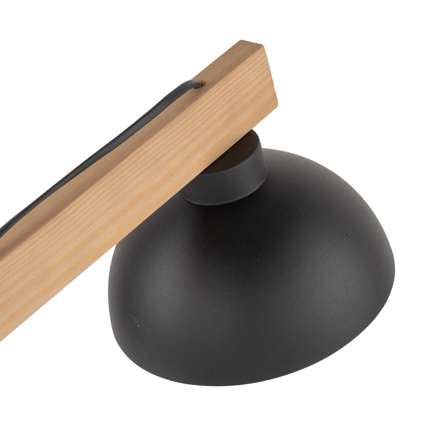 Candeeiro de mesa OSLO 1xE27/15W/230V pinho/preto