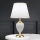 Candeeiro de mesa OVUM 1xE27/40W/230V 48 cm cerâmica branco/dourado