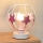 Candeeiro de mesa para crianças STARS 1xE27/15W/230V rosa/branco