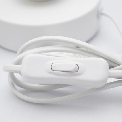 Candeeiro de mesa para crianças STARS 1xE27/15W/230V turquesa/branco