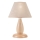 Candeeiro de mesa PERA 1xE27/60W/230V bege/faia