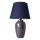 Candeeiro de mesa RAMZES 1xE27/40W/230V azul