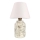 Candeeiro de mesa RAMZES 1xE27/40W/230V branco/bege