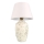 Candeeiro de mesa RAMZES 1xE27/40W/230V branco/creme
