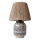 Candeeiro de mesa RAMZES 1xE27/40W/230V castanho