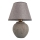 Candeeiro de mesa RAMZES 1xE27/40W/230V castanho