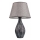 Candeeiro de mesa RAMZES 1xE27/40W/230V cinzento