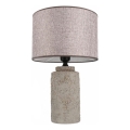 Candeeiro de mesa RAMZES 1xE27/40W/230V cinzento