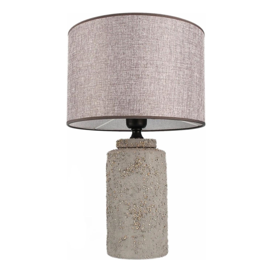 Candeeiro de mesa RAMZES 1xE27/40W/230V cinzento
