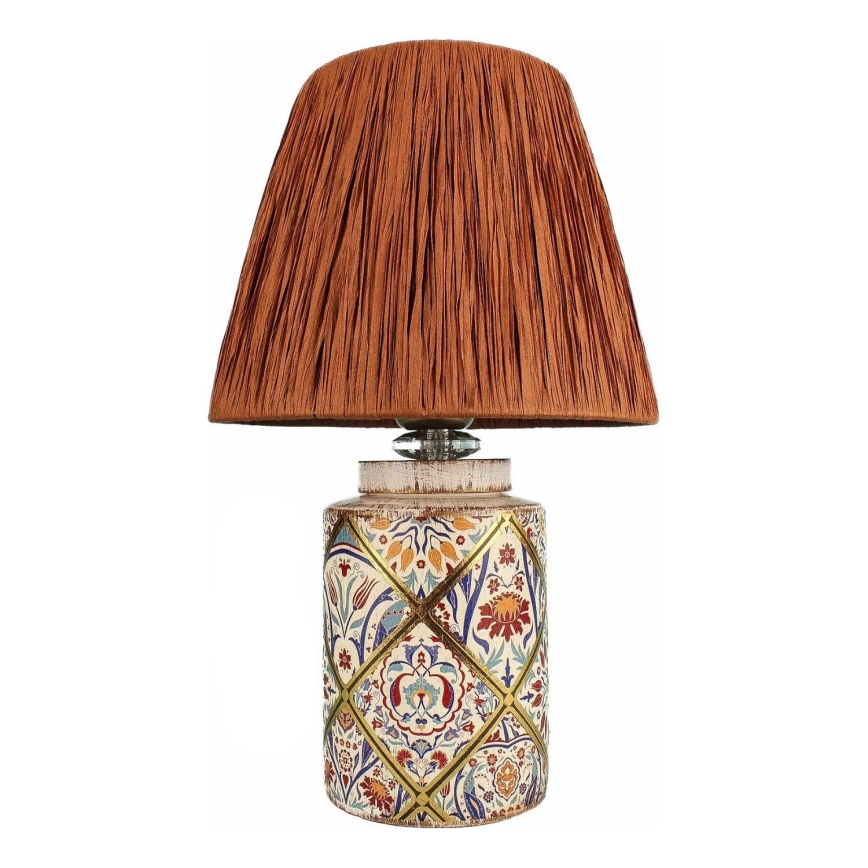 Candeeiro de mesa RAMZES 1xE27/40W/230V em ráfia