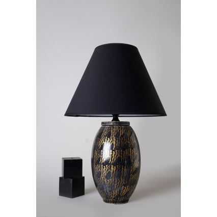 Candeeiro de mesa RAMZES 1xE27/40W/230V preto