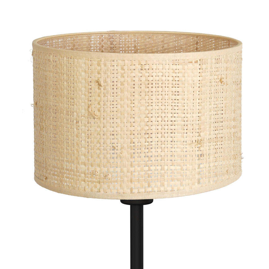 Candeeiro de mesa RATTAN 1xE27/60W/230V diâmetro 25 cm vime