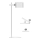 Candeeiro de mesa recarregável magnético regulável LED 4em1 LED/3W/5V 3000-6000K 1800 mAh branco