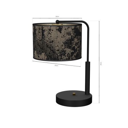 Candeeiro de mesa SATINO 1xE27/60W/230V dourado