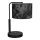 Candeeiro de mesa SATINO 1xE27/60W/230V preto/cinzento