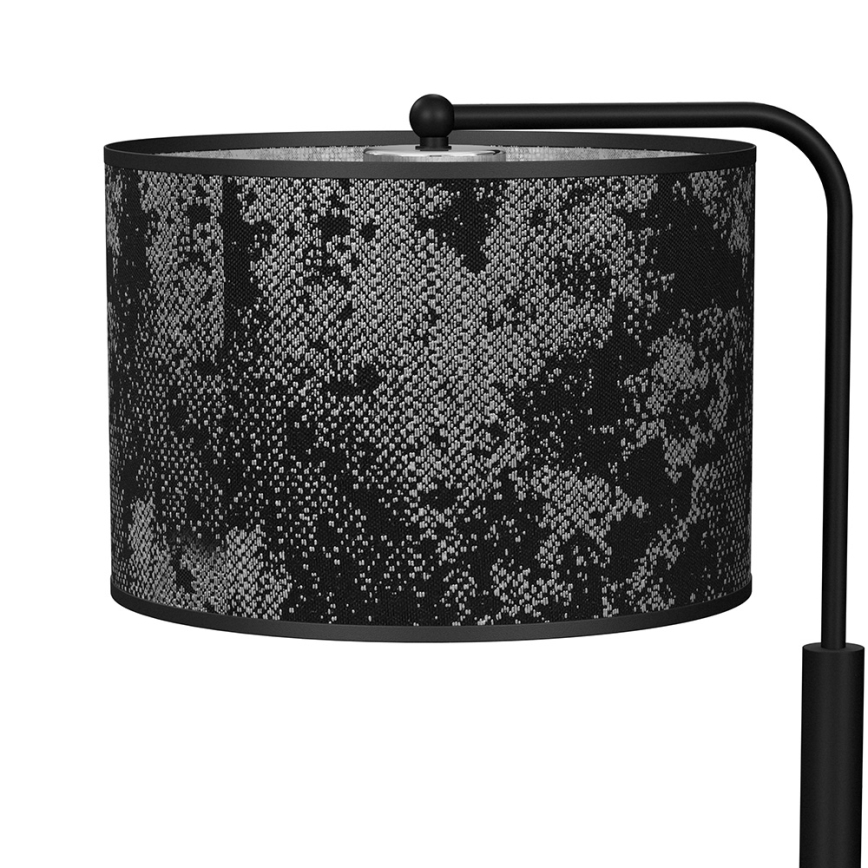 Candeeiro de mesa SATINO 1xE27/60W/230V preto/cinzento