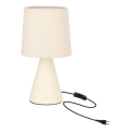 Candeeiro de mesa SATTI 1xE14/40W/230V creme