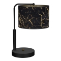 Candeeiro de mesa SENSO 1xE27/60W/230V preto