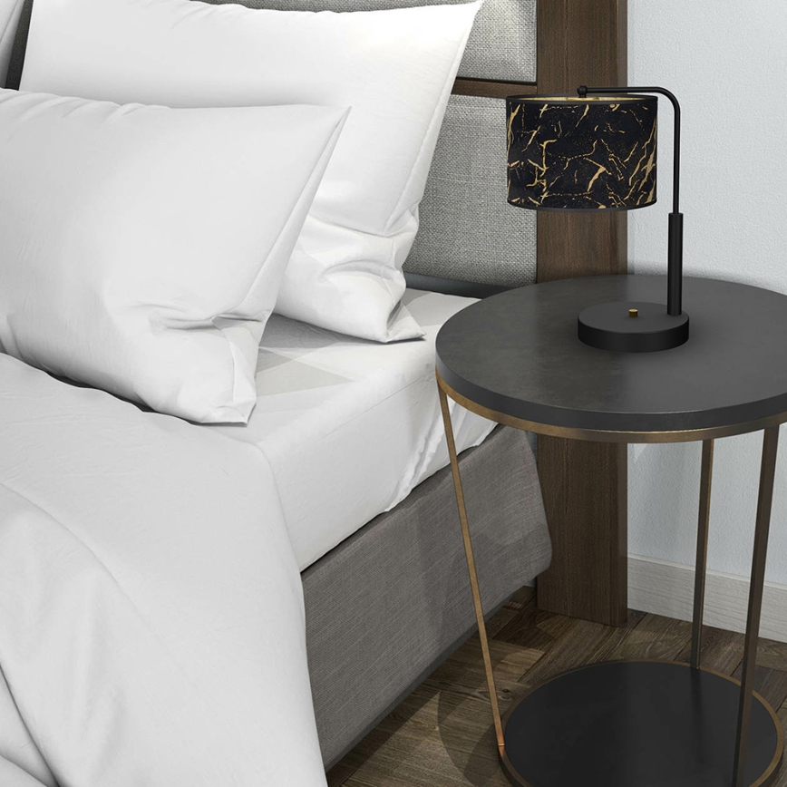 Candeeiro de mesa SENSO 1xE27/60W/230V preto