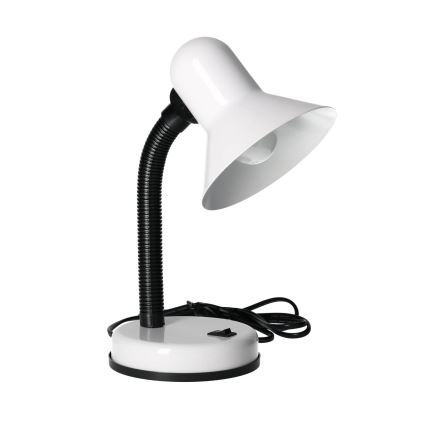 Candeeiro de mesa SMIESZEK 1xE27/40W/230V branco