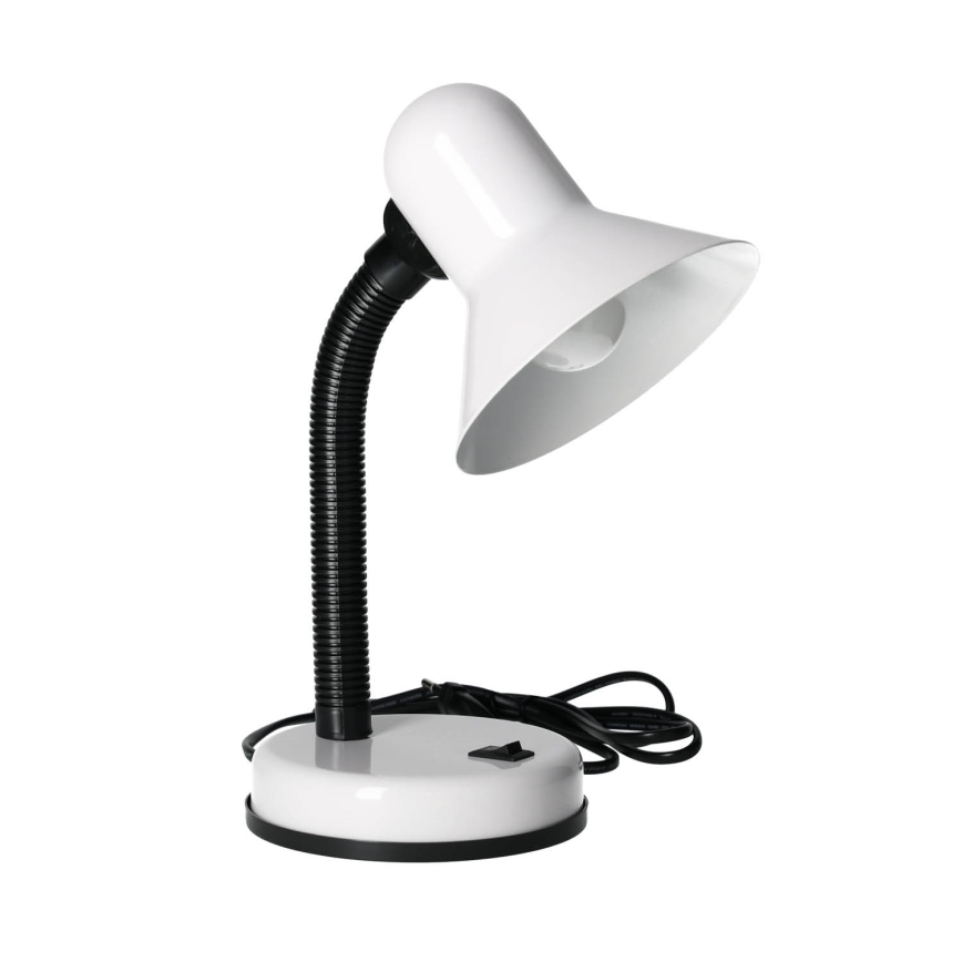 Candeeiro de mesa SMIESZEK 1xE27/40W/230V branco