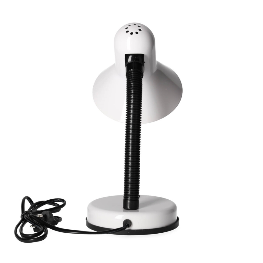Candeeiro de mesa SMIESZEK 1xE27/40W/230V branco