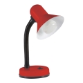 Candeeiro de mesa SMIESZEK 1xE27/40W/230V vermelho