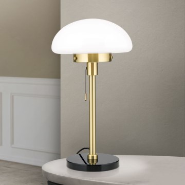 Candeeiro de mesa SPARTA 1xE27/40W/230V dourado/preto