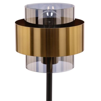 Candeeiro de mesa SPIEGA 1xE27/60W/230V dourada/preto