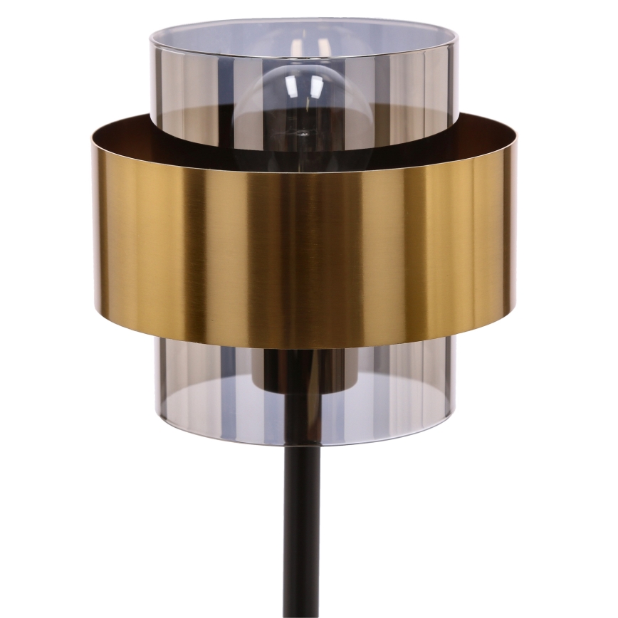 Candeeiro de mesa SPIEGA 1xE27/60W/230V dourada/preto