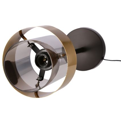 Candeeiro de mesa SPIEGA 1xE27/60W/230V dourada/preto