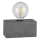Candeeiro de mesa STRONG DOUBLE 1xE27/25W/230V betão - certificado por FSC