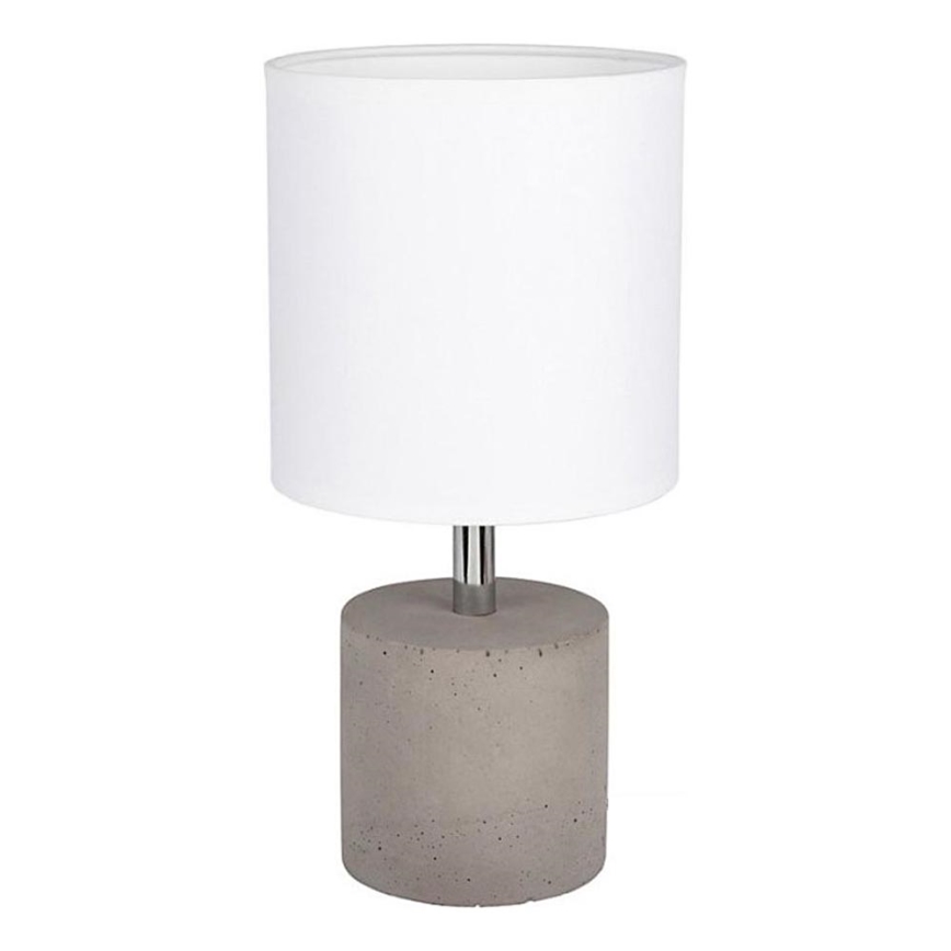 Candeeiro de mesa STRONG ROUND 1xE27/25W/230V betão - certificado por FSC