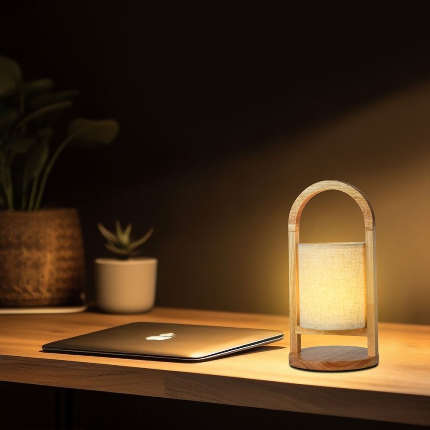 Candeeiro de mesa tácil LED com regulação LED/1,5W/5V 3000K 1800mAh bege
