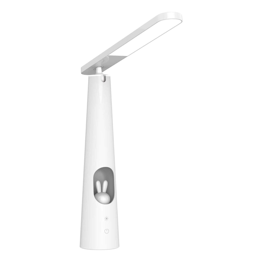 Candeeiro de mesa táctil LED com regulação BUNNY LED/7W/230V 2700/4000/6500K branco