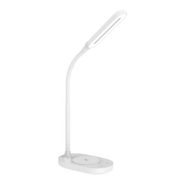 Candeeiro de mesa táctil LED com regulação e carregamento sem fios OCTAVIA LED/7W/230V branco