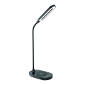 Candeeiro de mesa táctil LED com regulação e carregamento sem fios OCTAVIA LED/7W/230V preto