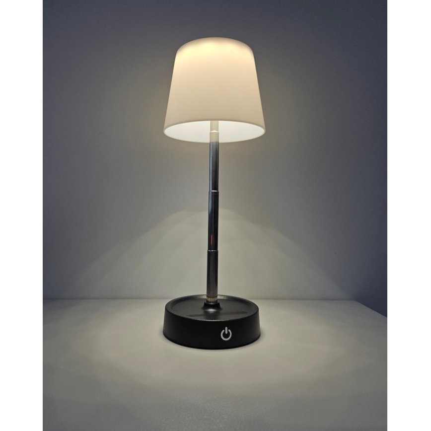 Candeeiro de mesa táctil LED com regulação LED/3W/5V USB 800 mAh branco