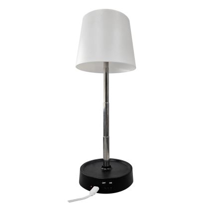Candeeiro de mesa táctil LED com regulação LED/3W/5V USB 800 mAh branco