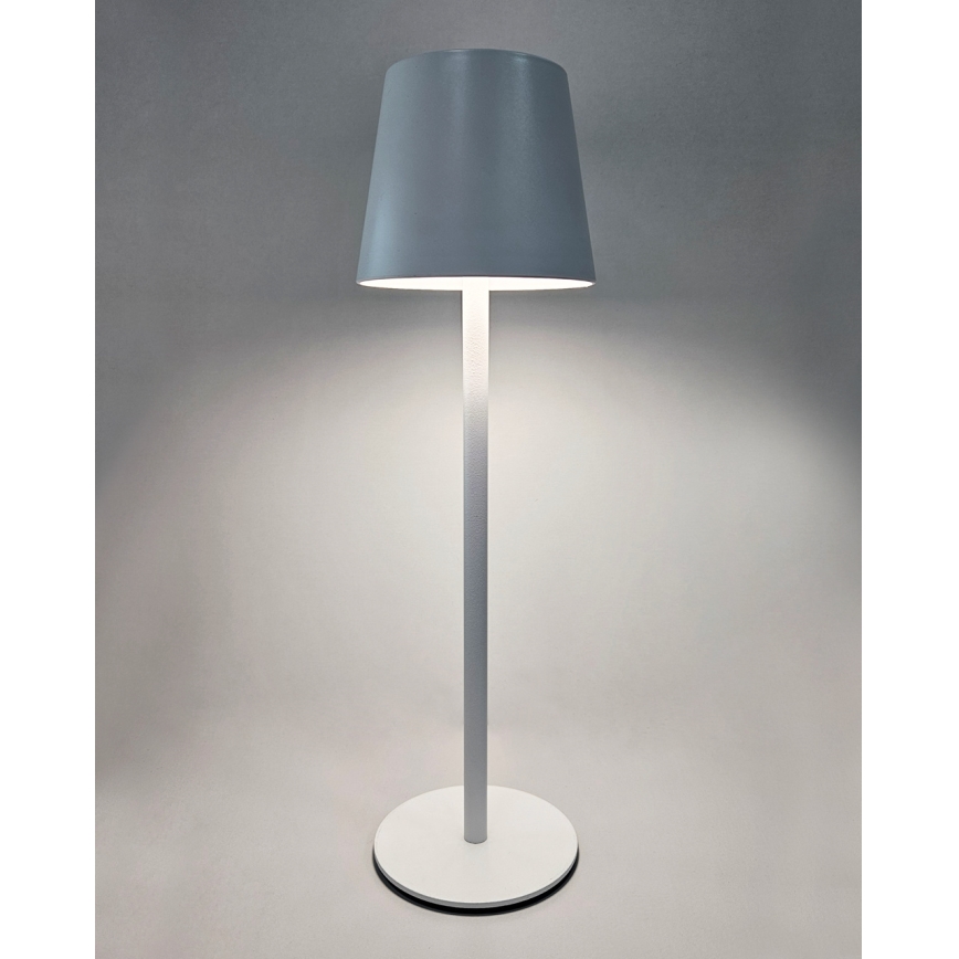 Candeeiro de mesa táctil LED com regulação LED/5W/5V USB 1200 mAh branco
