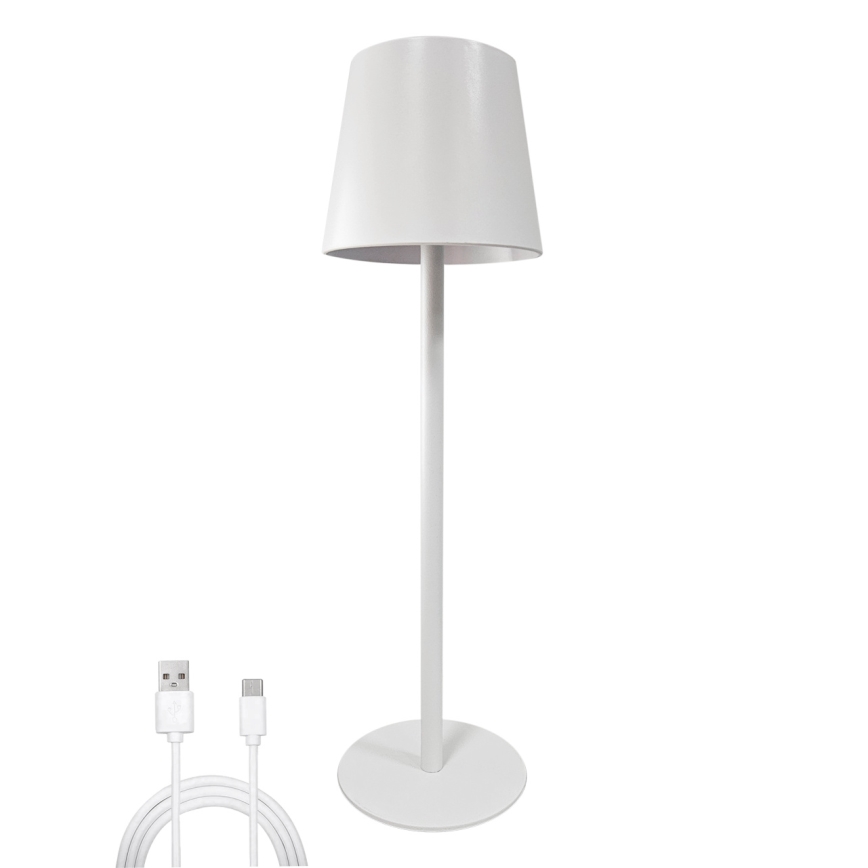 Candeeiro de mesa táctil LED com regulação LED/5W/5V USB 1200 mAh branco