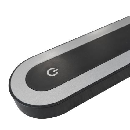 Candeeiro de mesa táctil LED com regulação MADERA LED/7W/230V USB preto
