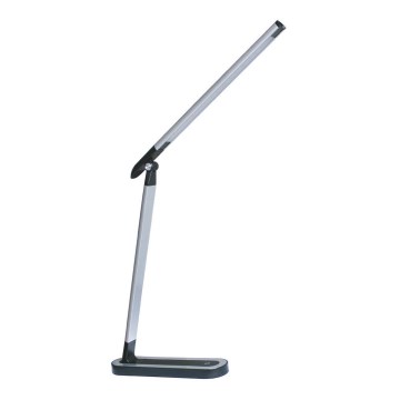 Candeeiro de mesa táctil LED com regulação MADERA LED/7W/230V USB preto