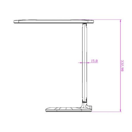 Candeeiro de mesa táctil LED com regulação NAOMI LED/5W/230V 3000-6500K