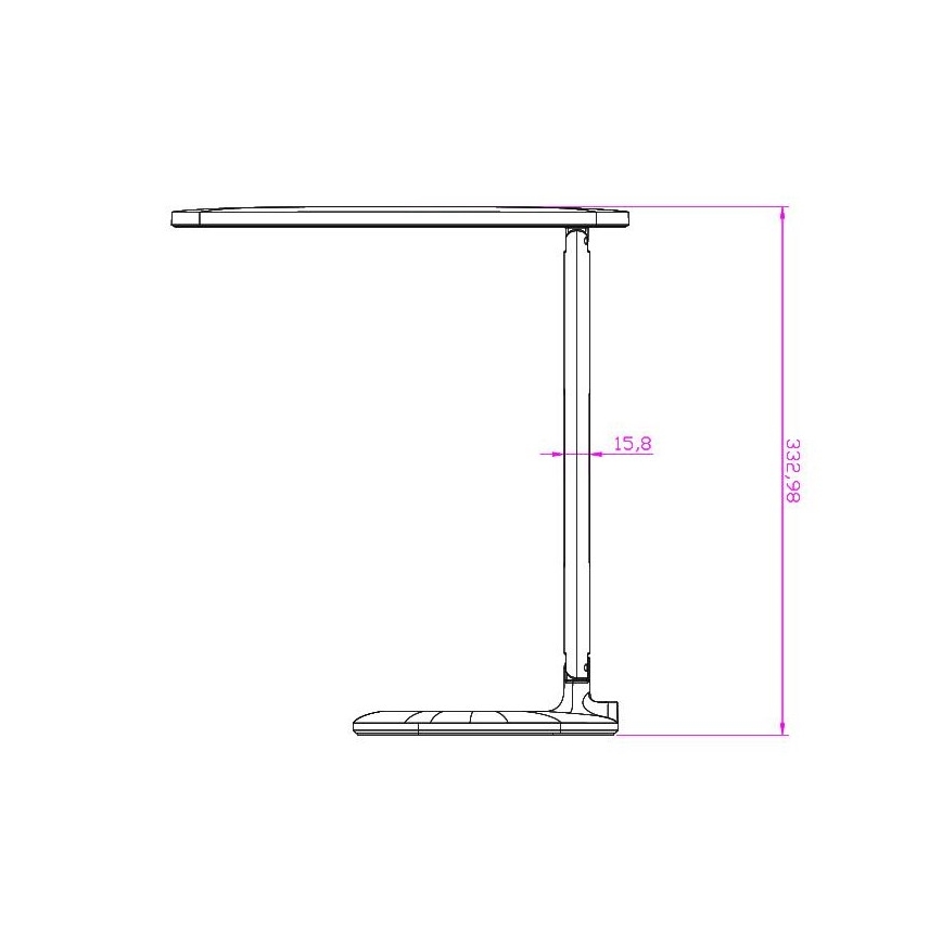 Candeeiro de mesa táctil LED com regulação NAOMI LED/5W/230V 3000-6500K