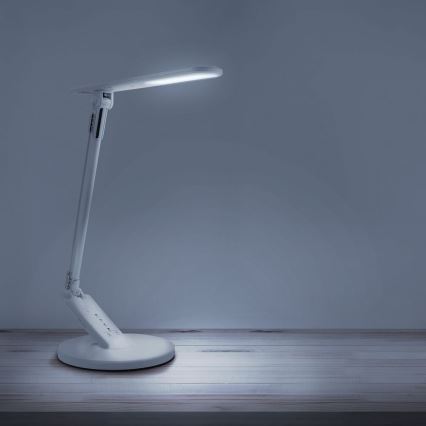Candeeiro de mesa táctil LED com regulação OPTIMUM LED/7W/230V USB 3000/4000/6000K branco