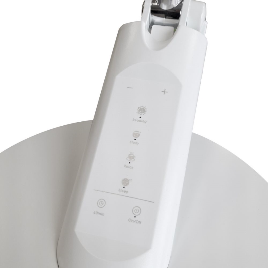 Candeeiro de mesa táctil LED com regulação OPTIMUM LED/7W/230V USB 3000/4000/6000K branco